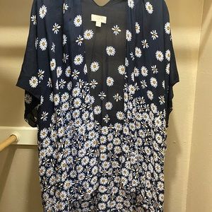 Blue flower cardigan